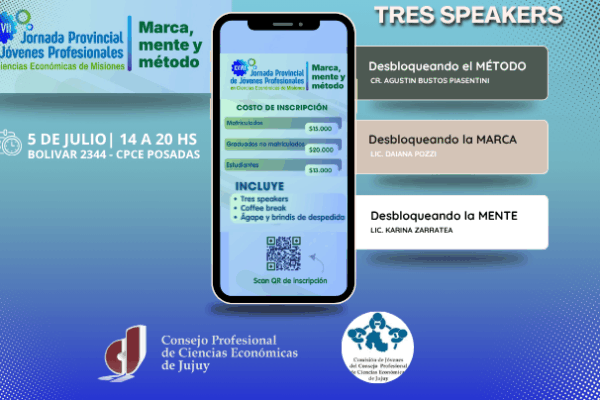 Invitación Especial: XXVII Jornada Provincial de Jóvenes Profesionales en Ciencias Económicas de Misiones