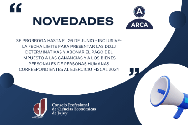 ¡Prórroga Importante para Ganancias y Bienes Personales!