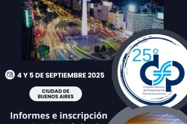 25° Congreso Nacional de Profesionales de Ciencias Económicas